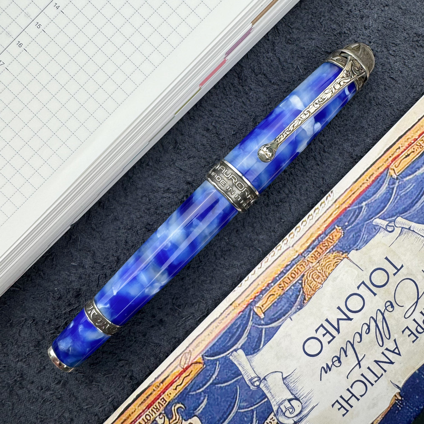 Aurora Ancient Maps Fountain Pen - Tolomeo (Limited Edition)