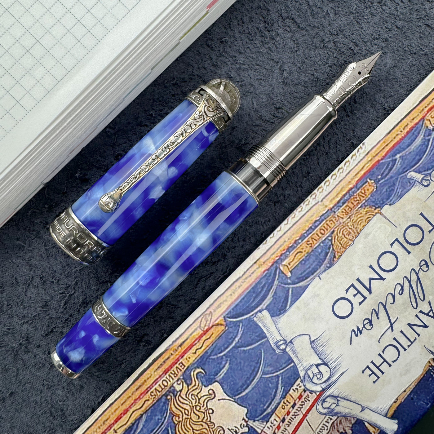 Aurora Ancient Maps Fountain Pen - Tolomeo (Limited Edition)