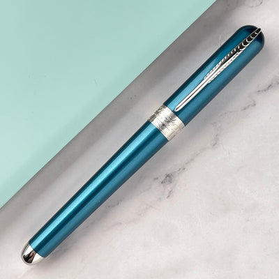 Pineider Avatar Shiny Fountain Pen - Peacock