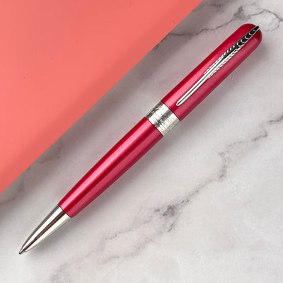 Pineider Avatar Shiny Ballpoint Pen - Red Cardinal