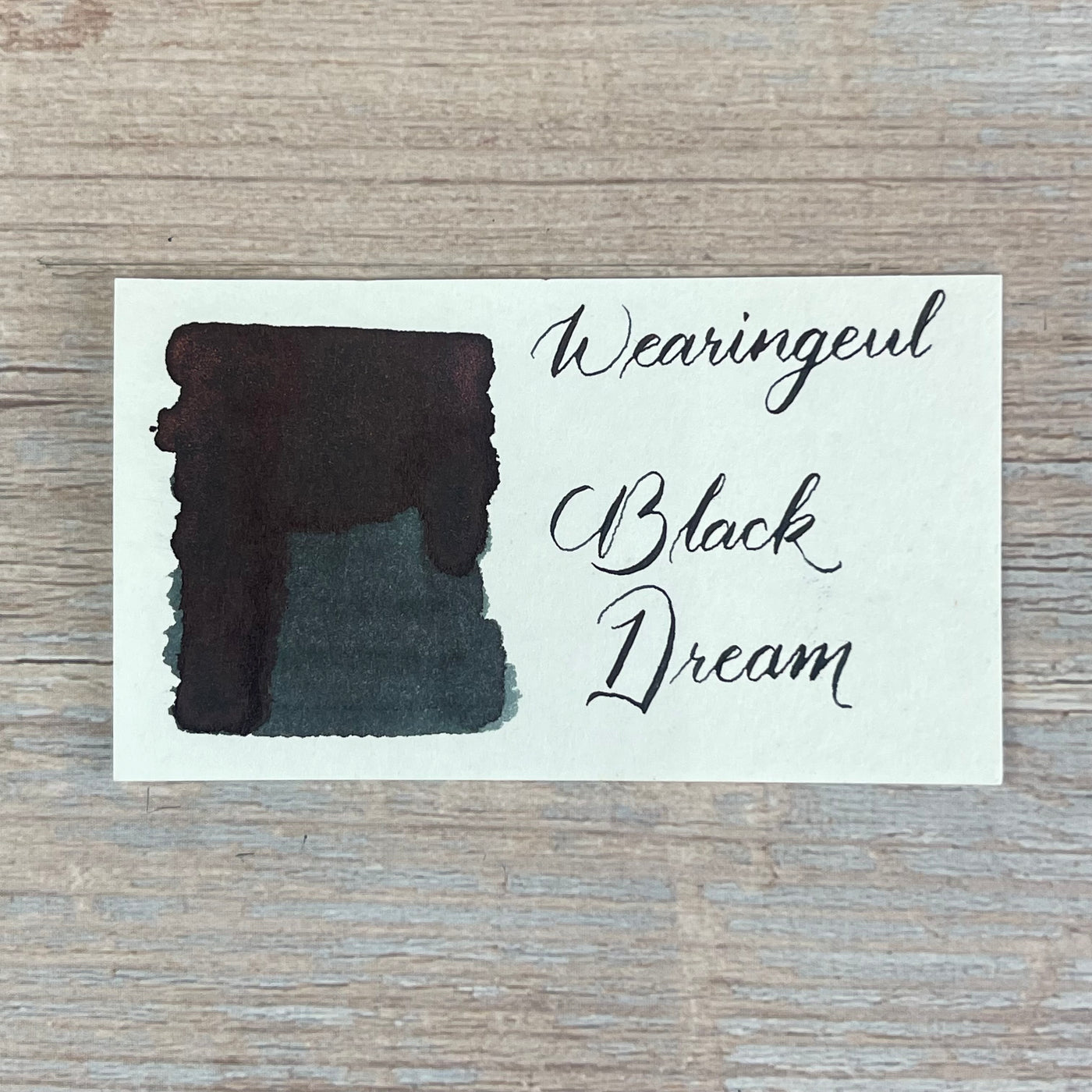 Wearingeul Black Dream - 30ml Bottled Ink