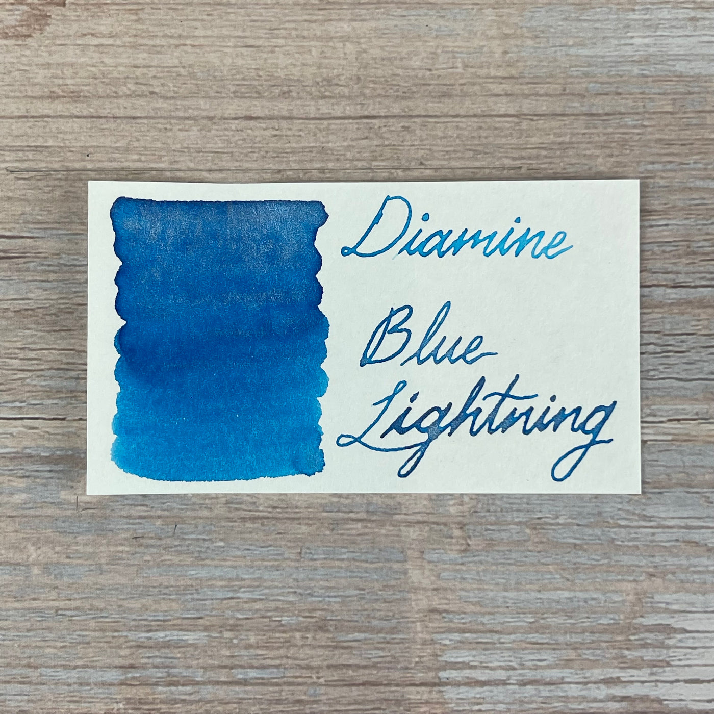 Diamine Blue Lightning - Shimmer - 50ml Bottled Ink