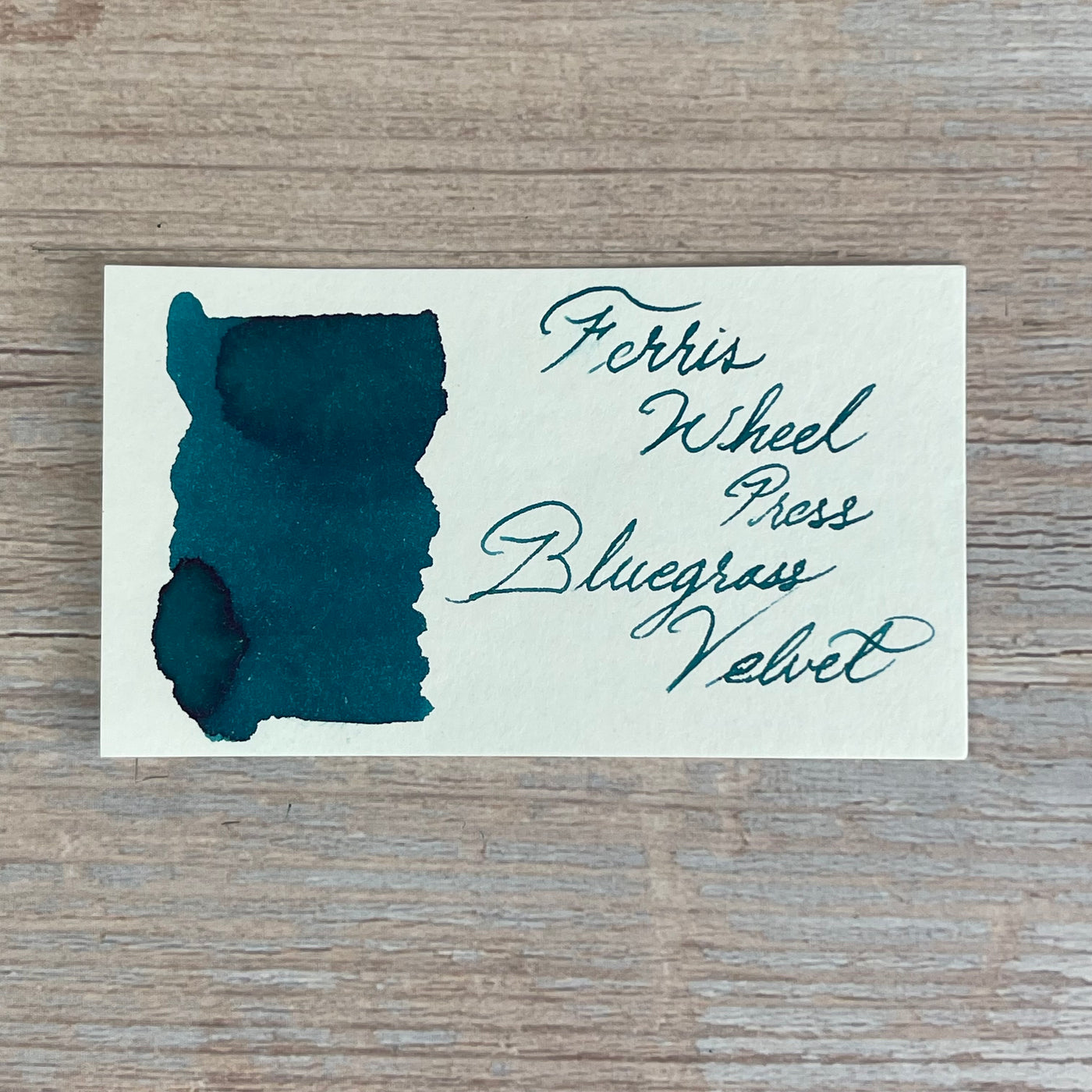 Ferris Wheel Press Bluegrass Velvet - 38ml bottled Ink