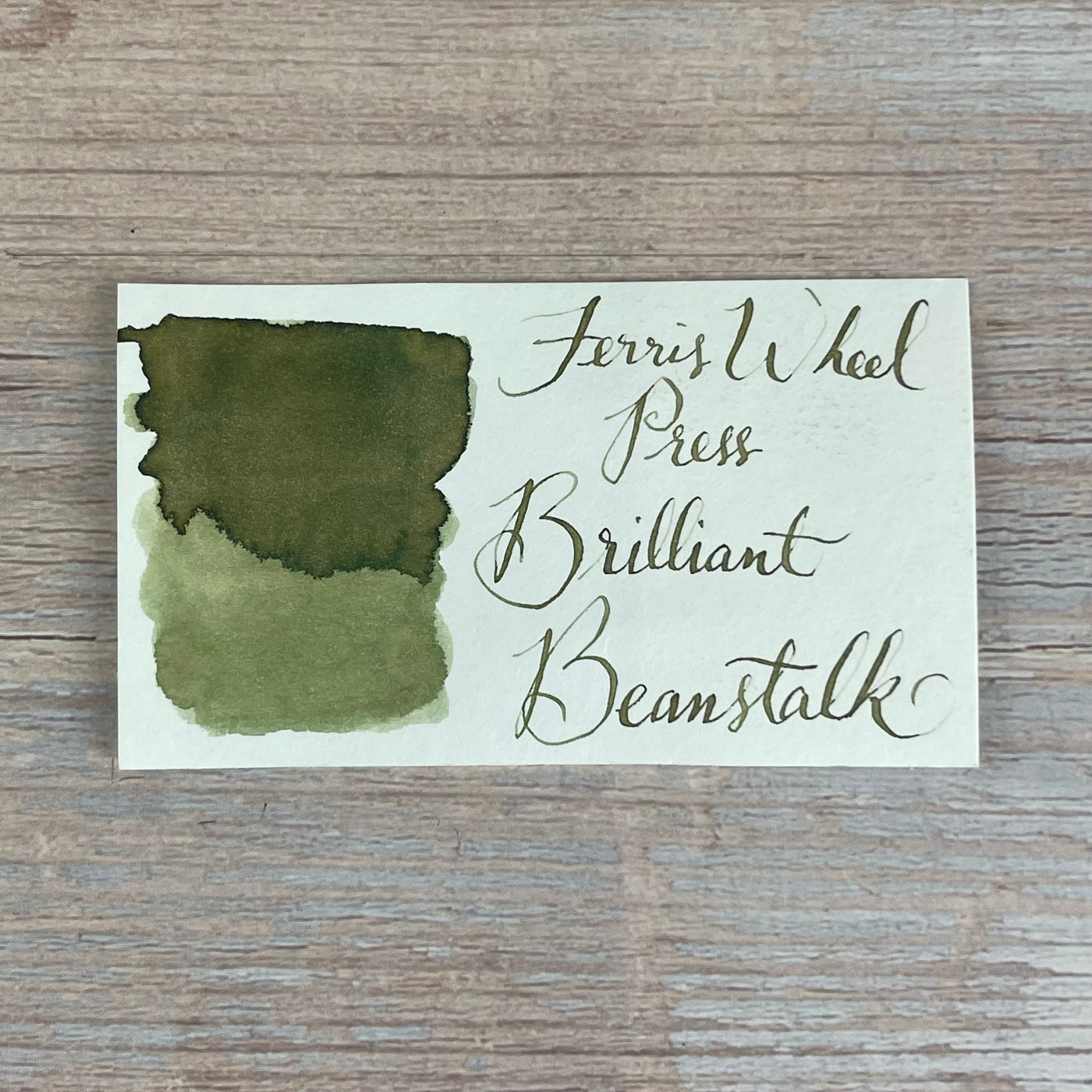 Ferris Wheel Press Brilliant Beanstalk - 20ml bottled Ink (Special Edition)