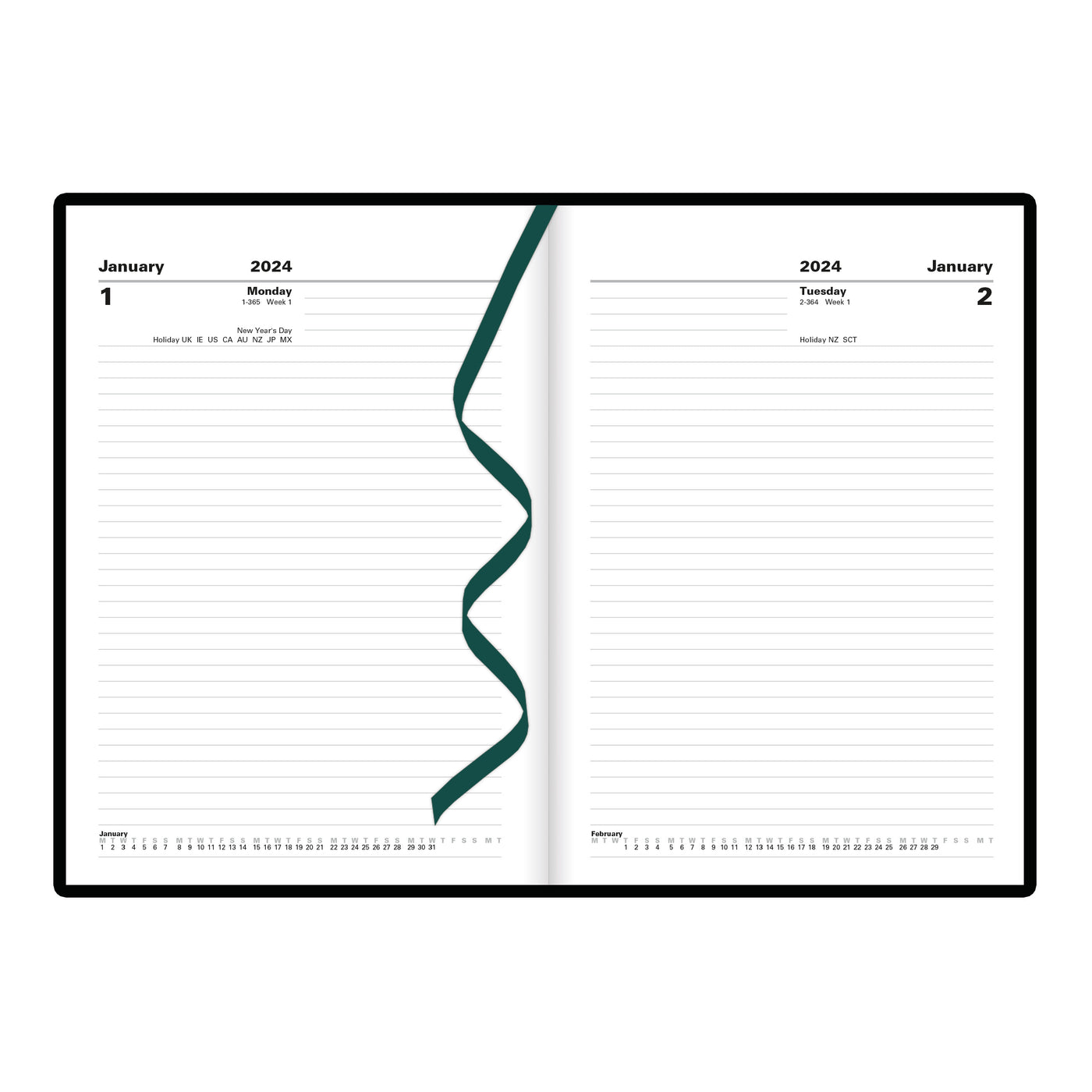 Letts Principal Daily Planner - 8 1/4" x 5 7/8"