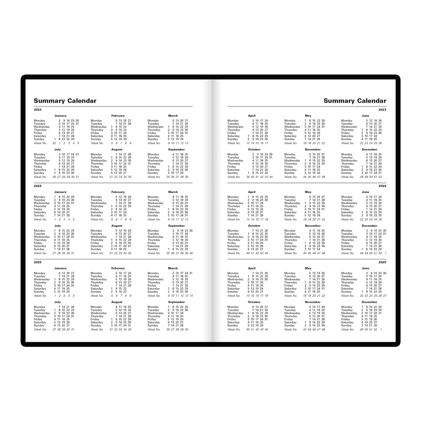 Letts Principal Daily Planner - 8 1/4" x 5 7/8"