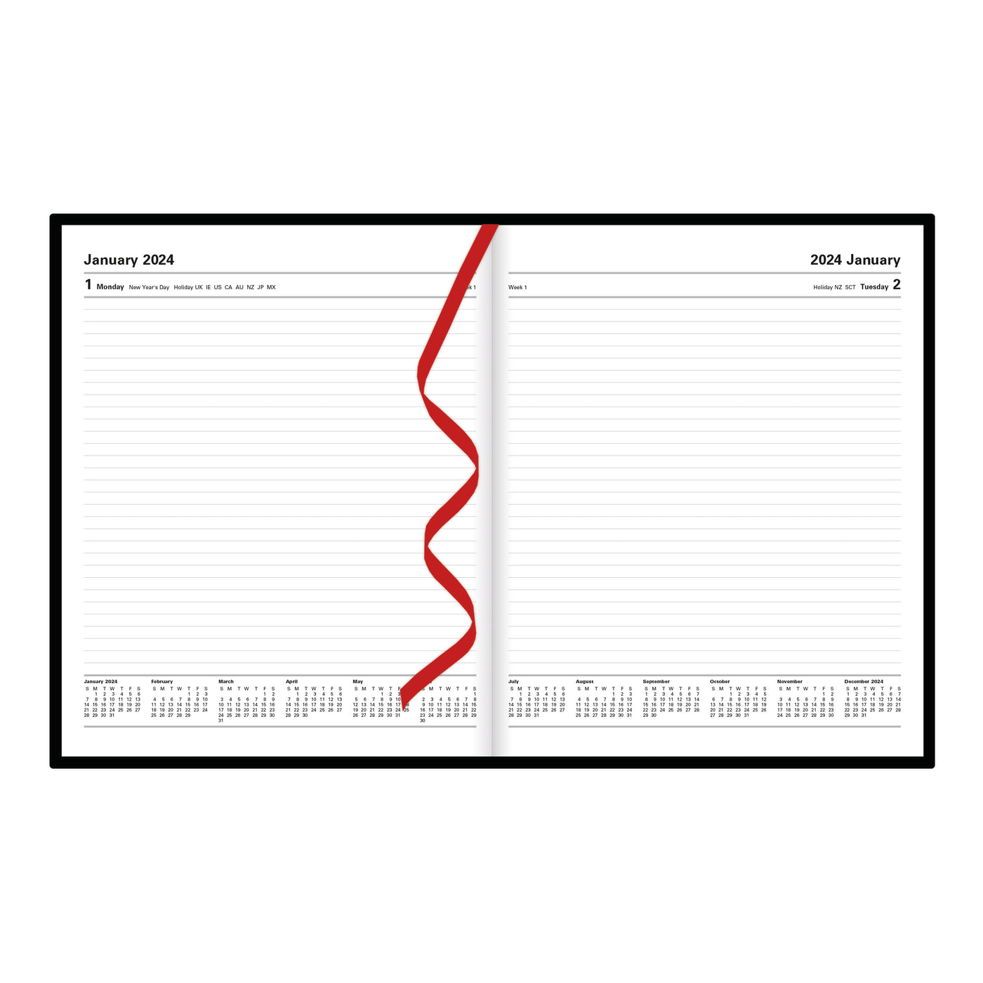 Letts Principal Daily Appointment Book - 10 1/4" x 8 1/4"