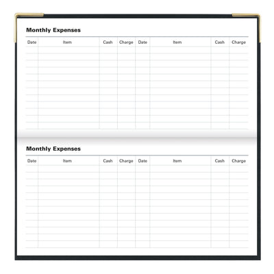 Letts Classic Month to View Planner - 6 5/8" x 3 1/4"