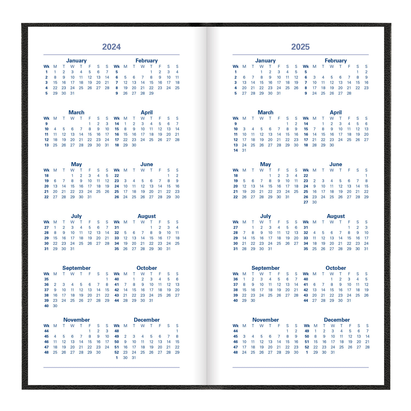 Letts Principal Week to View Planner - 6" x 3 1/8"