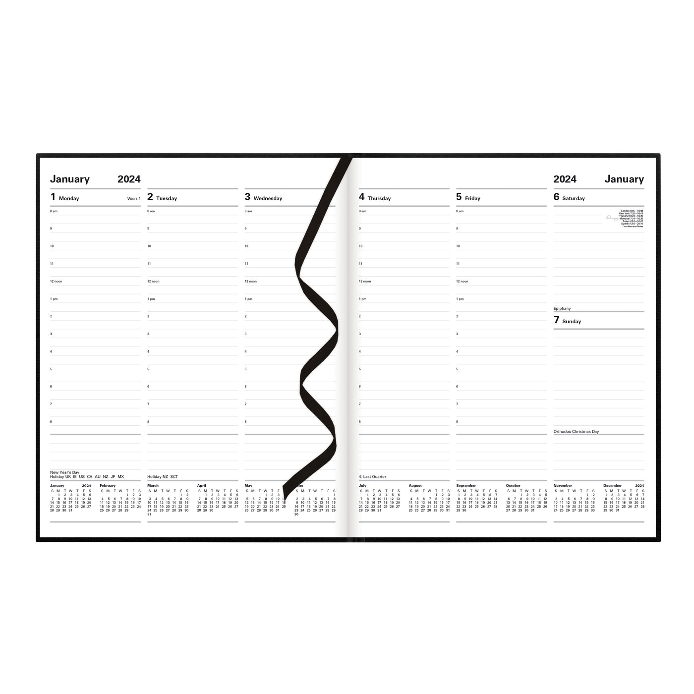 Letts Principal Week to View Appointment Book - 10 1/4" x 8 1/4"