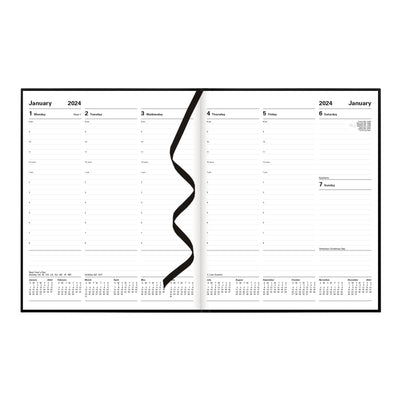 Letts Principal Week to View Appointment Book - 10 1/4" x 8 1/4"