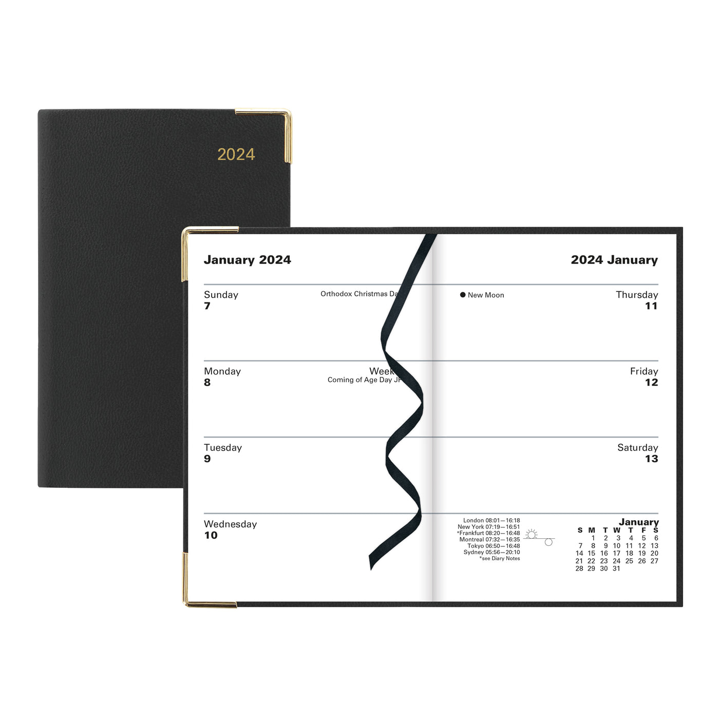 Letts Classic Week to View Planner - 4 1/4" x 2 3/4"