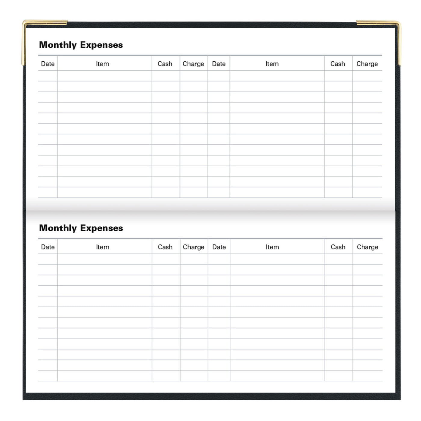 Letts Classic Week to View Horizontal Planner - 6 5/8" x 3 1/4"