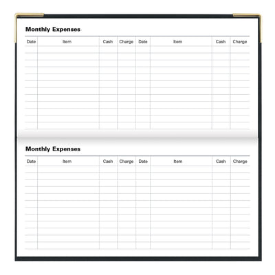 Letts Classic Week to View Horizontal Planner - 6 5/8" x 3 1/4"