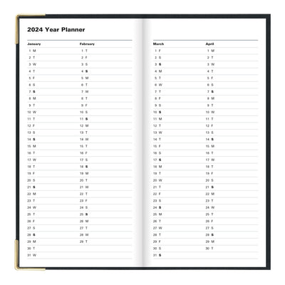 Letts Classic Week to View Vertical Planner - 6 5/8" x 3 1/4"