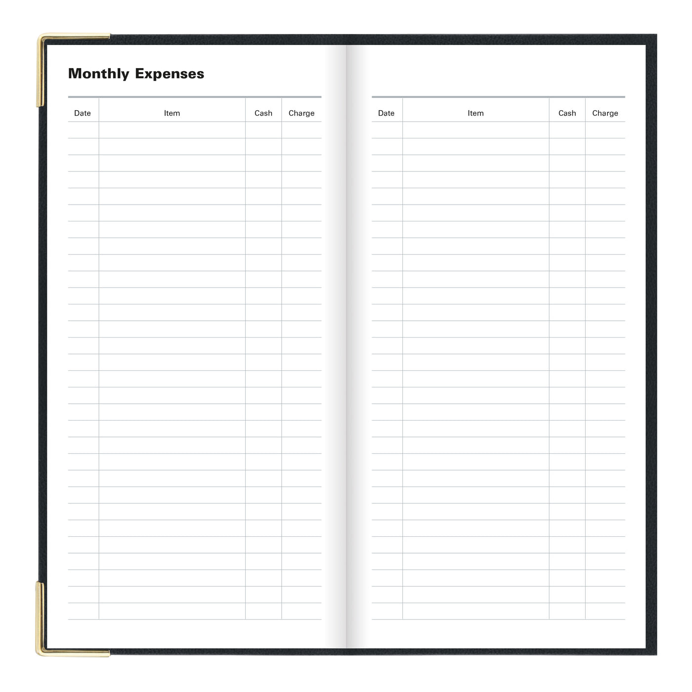 Letts Classic Week to View Vertical Planner - 6 5/8" x 3 1/4"