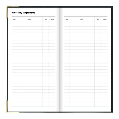 Letts Classic Week to View Vertical Planner - 6 5/8" x 3 1/4"