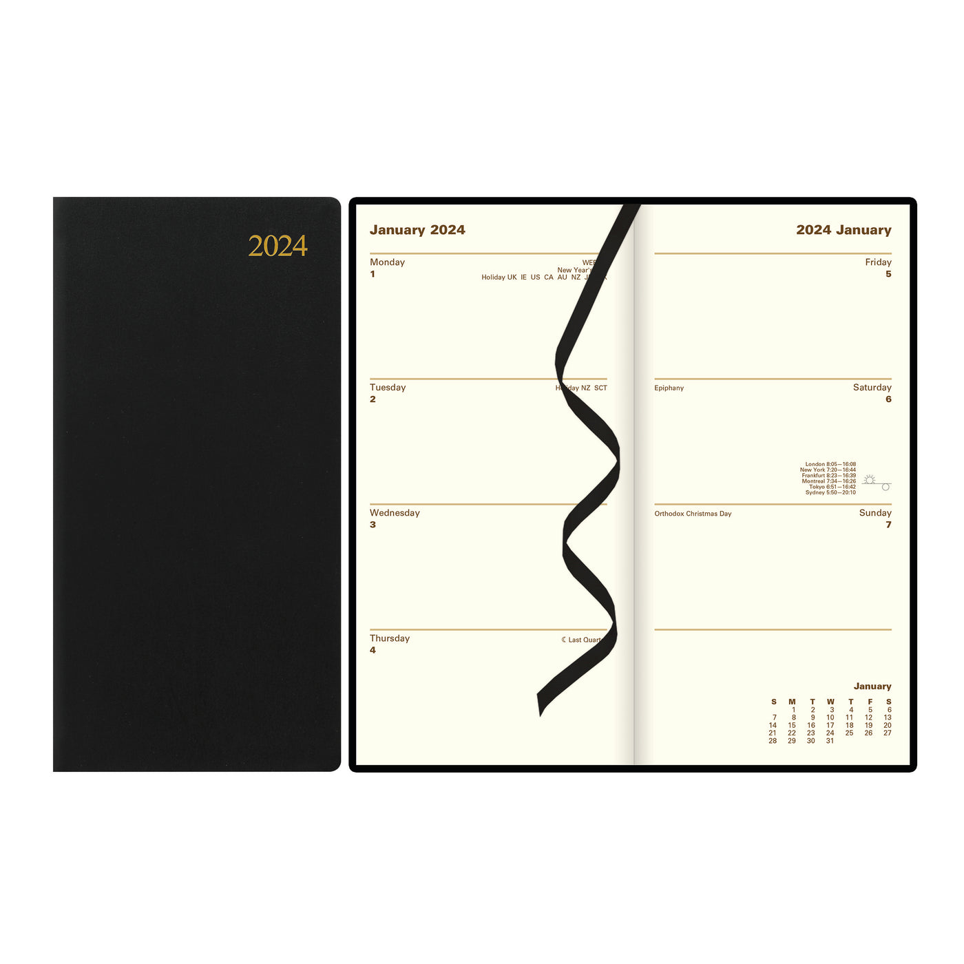 Letts Signature Week to View Vertical Planner - 6 1/2"  x 3 1/4"