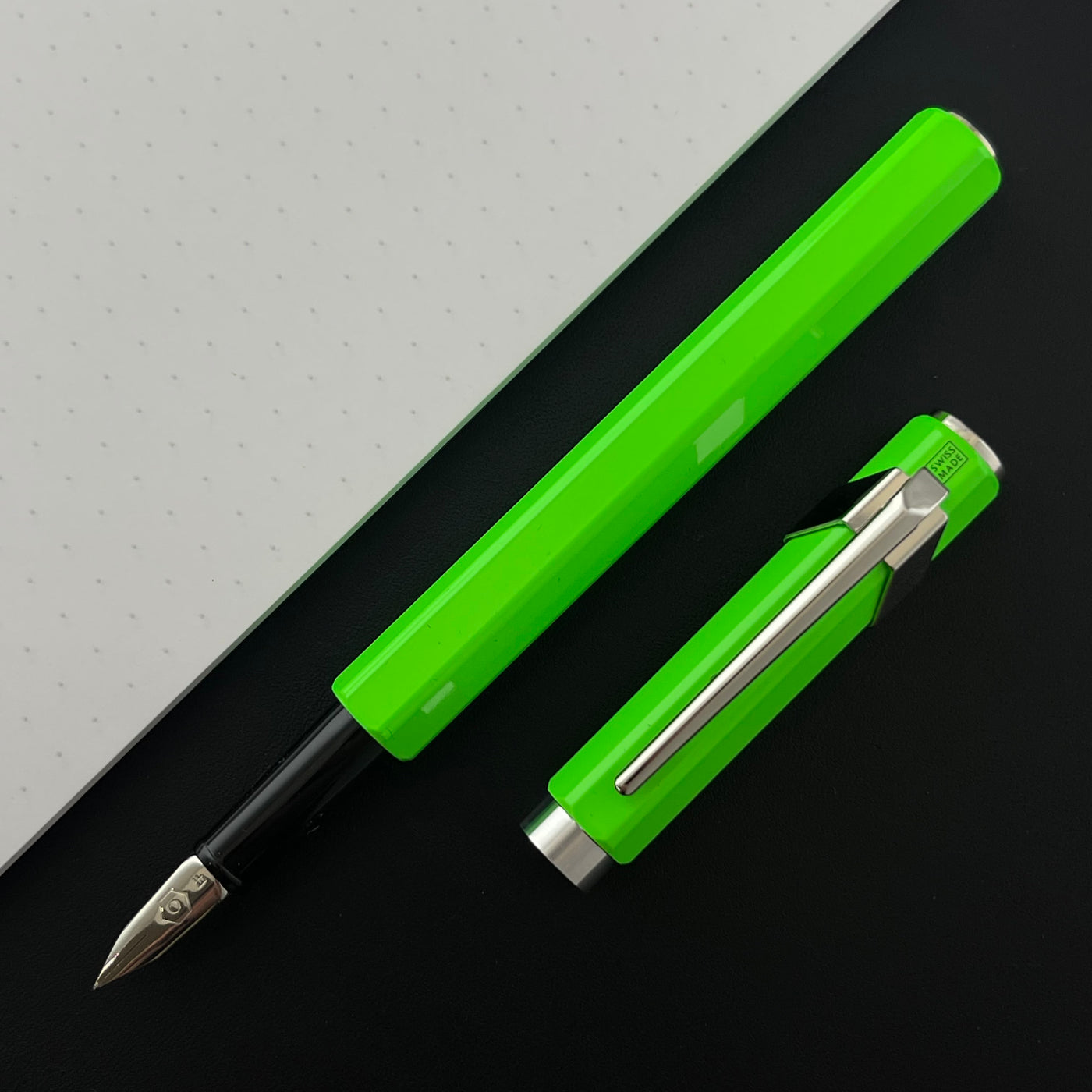 Caran d'Ache 849 Fountain Pen - FLU Green