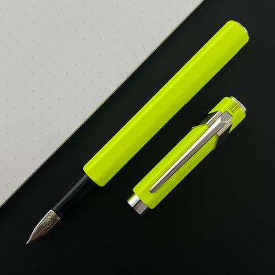 Caran d'Ache 849 Fountain Pen -  FLU Yellow-Green