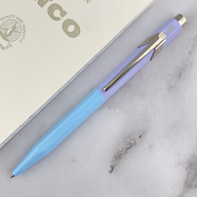 Caran d'Ache Paul Smith 849 Ballpoint Pen - Sky Blue / Lavender (Special Edition)