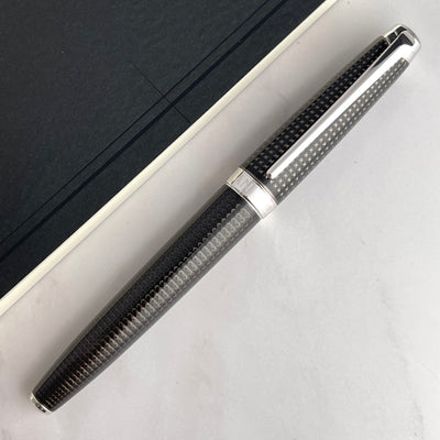 Caran d'Ache LÉMAN Fountain Pen - De Nuit w/ Silver Trim