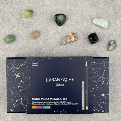 Caran d'Ache Mixed Media Metallic Set - Cosmic (Special Edition)