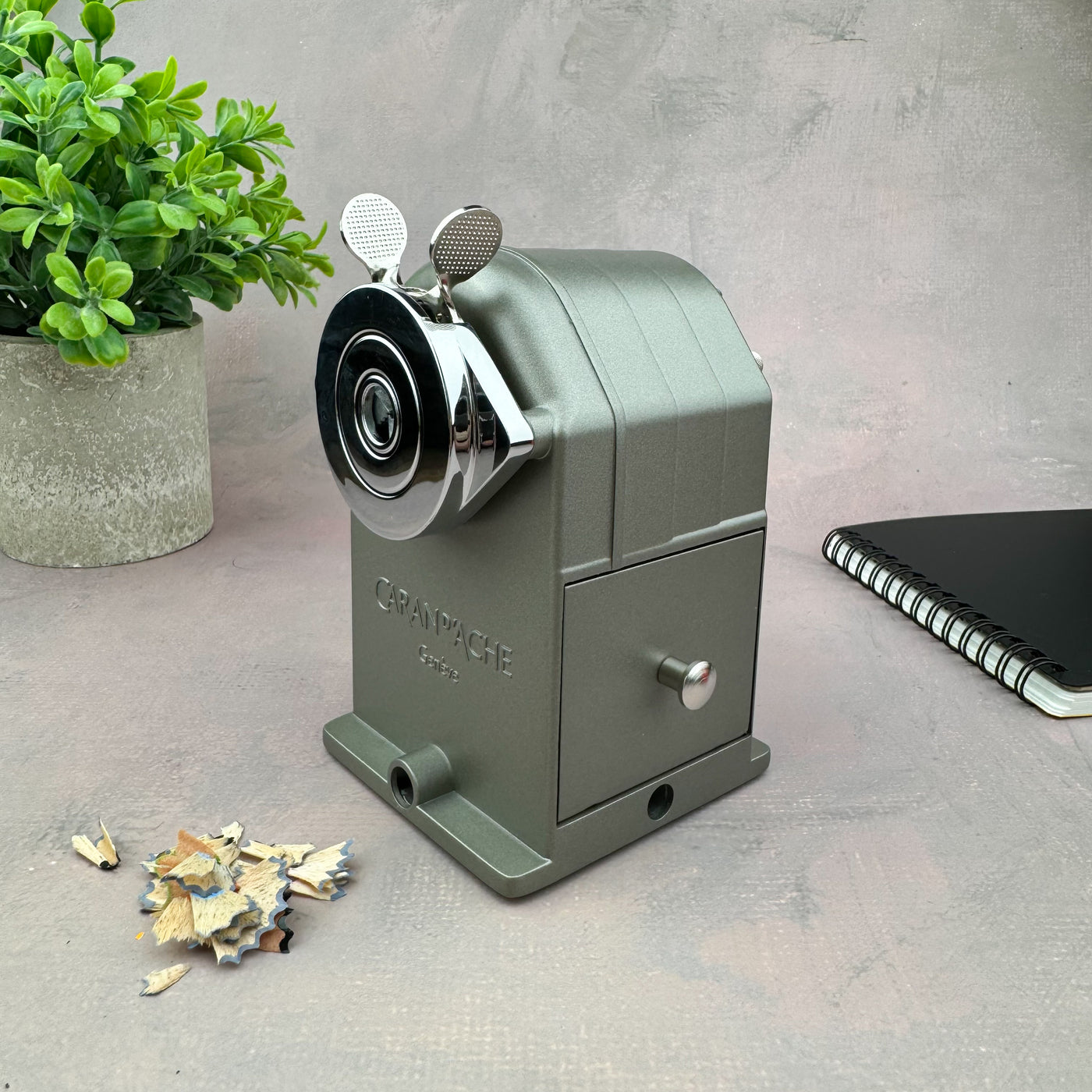 Caran d'Ache Pencil Sharpener - Silver