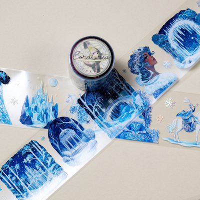 CoraCreaCrafts Washi Tape - Transparent - Fairytale Winter