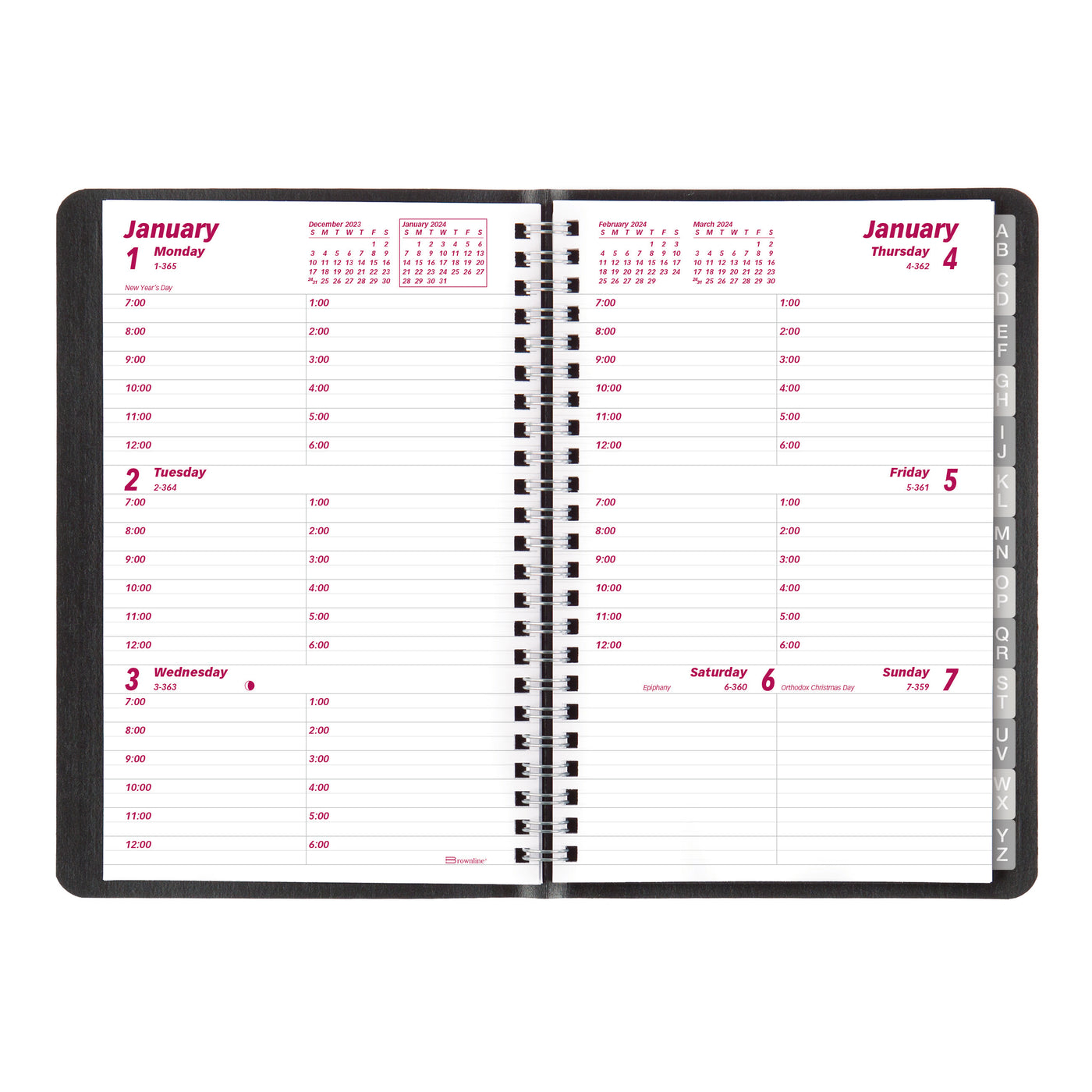 Brownline Weekly Planner - 5" x 8"