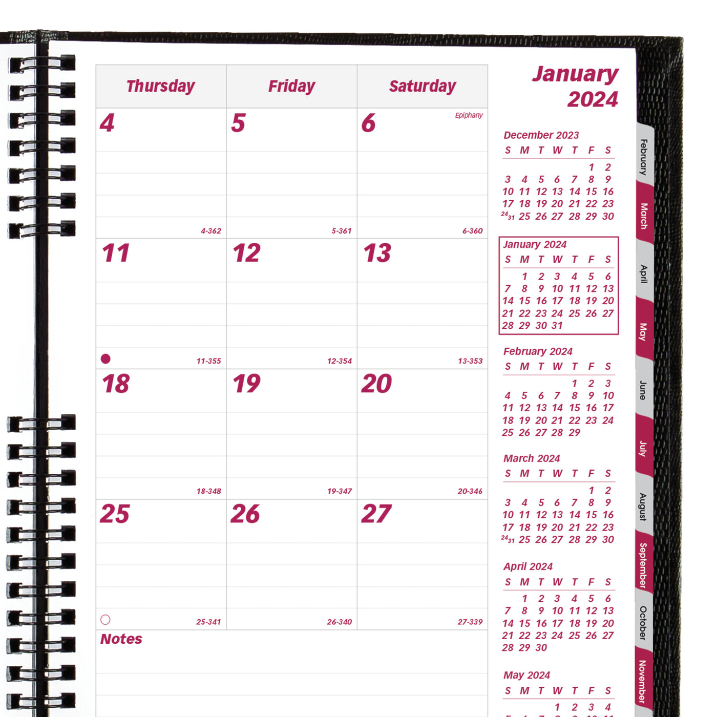 Brownline Coilpro Monthly Planner - 8 7/8" x 7 1/8"