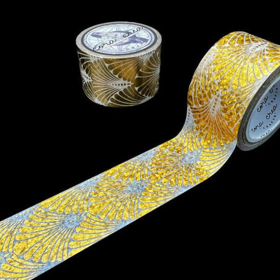 CoraCreaCrafts Washi Tape - Art Deco Gold