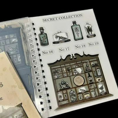 CoraCreaCrafts Sticker Book - Cabinet of Curiosities Sticker Book