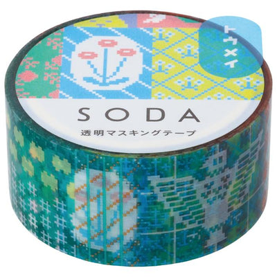 King Jim SODA Transparent Masking Tape - Retro