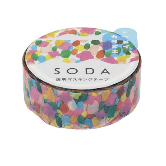 King Jim SODA Transparent Masking Tape - Syrup