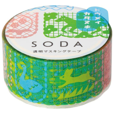 King Jim SODA Transparent Masking Tape - Papercut