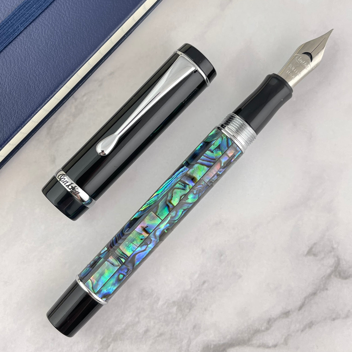 Conklin Duragraph Fountain Pen -  Abalone Nights