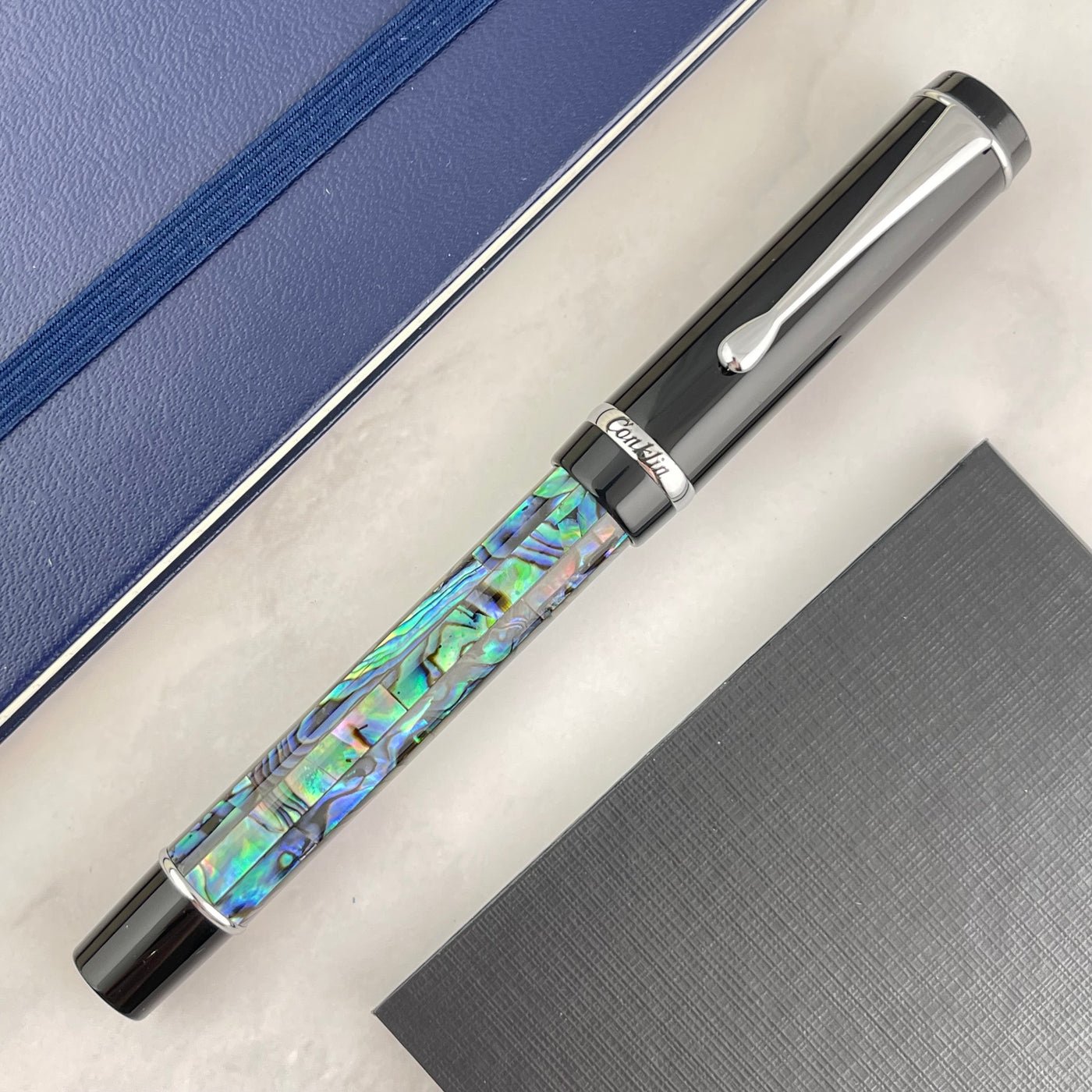 Conklin Duragraph Fountain Pen -  Abalone Nights