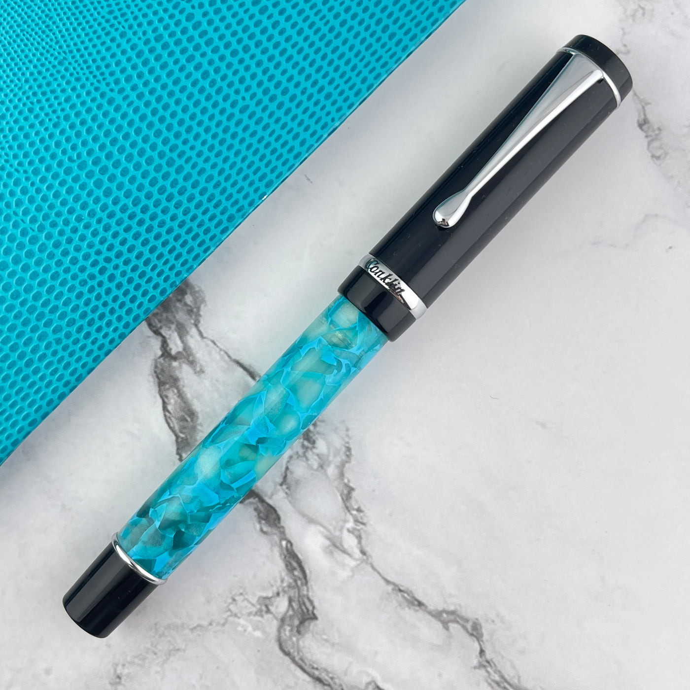 Conklin Duragraph Fountain Pen - Turquoise Nights