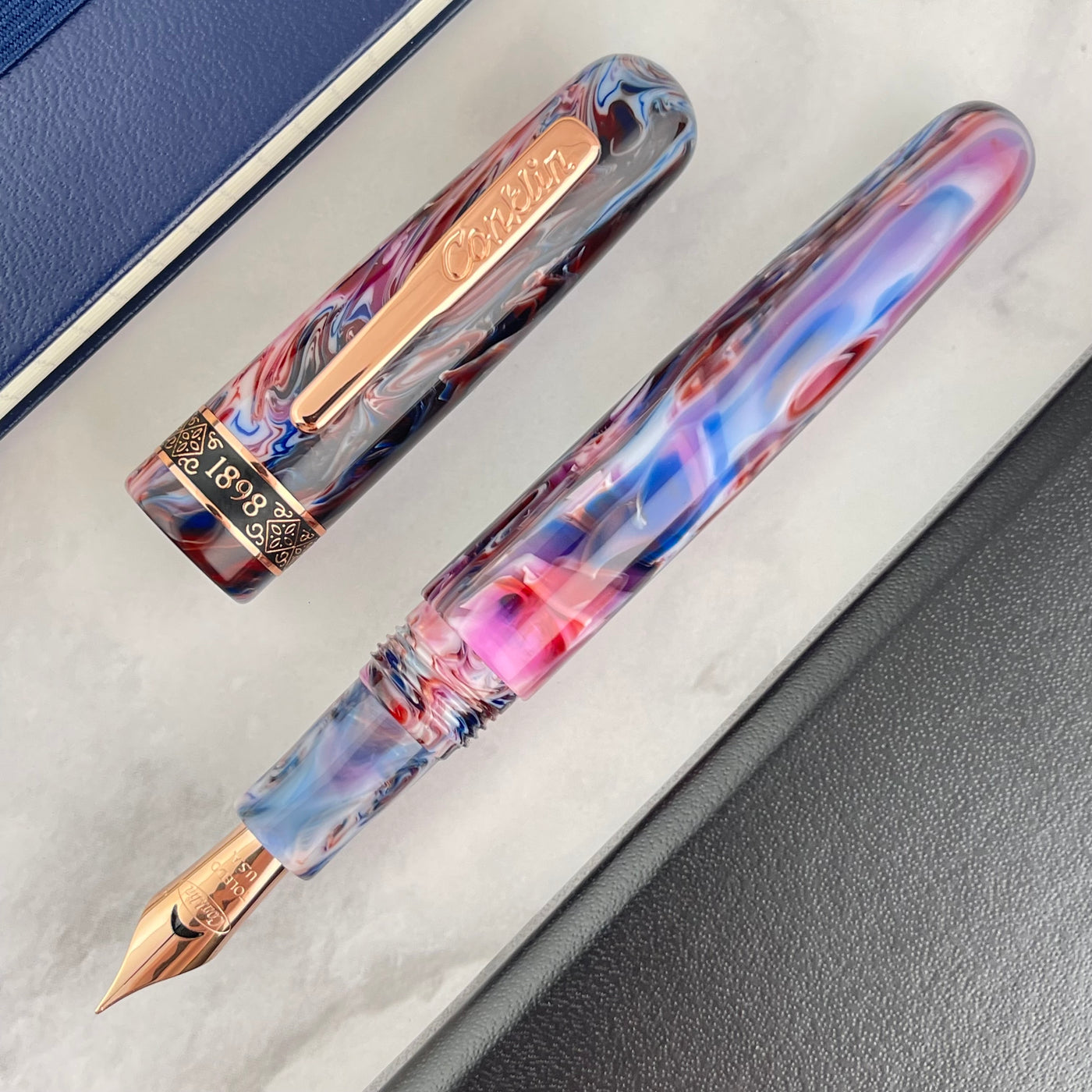 Conklin 1898 Fountain Pen - Misto Purple