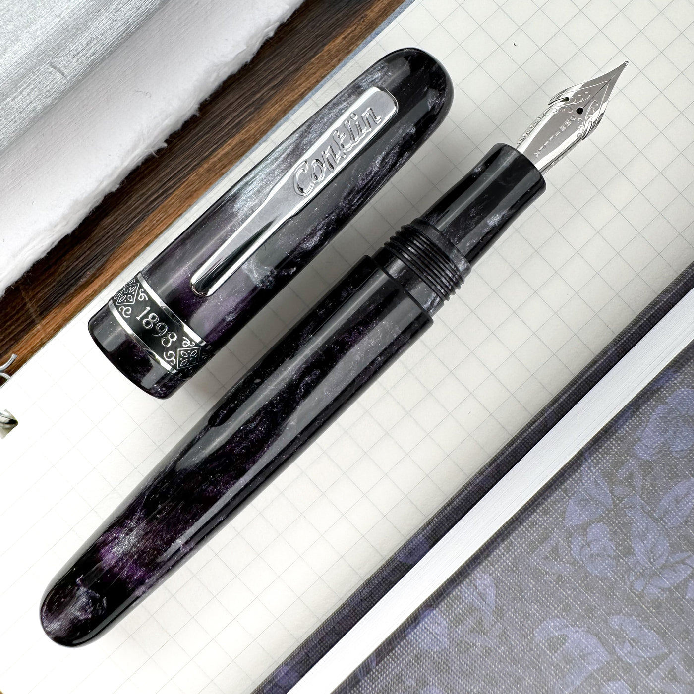 Conklin 1898 Fountain Pen - Purple (Atlas Exclusive)