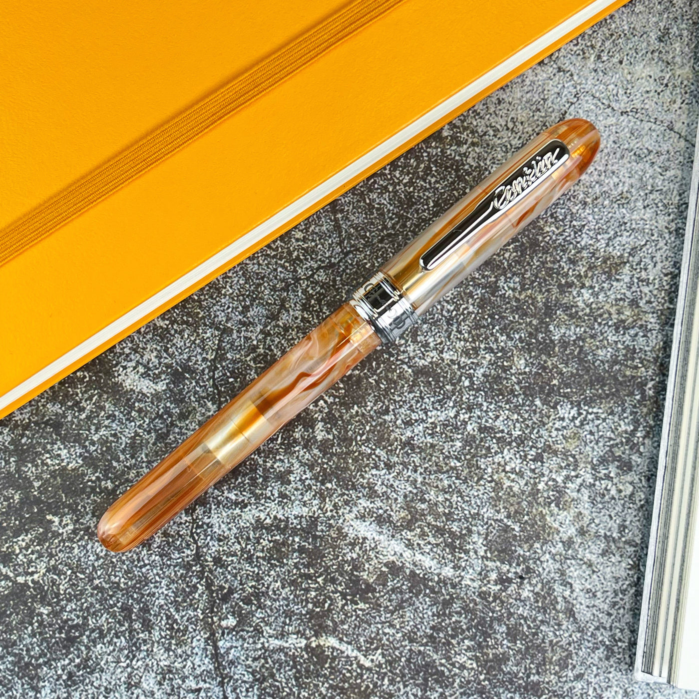 Conklin Symetrik Rollerball Pen - Caramel Sundae