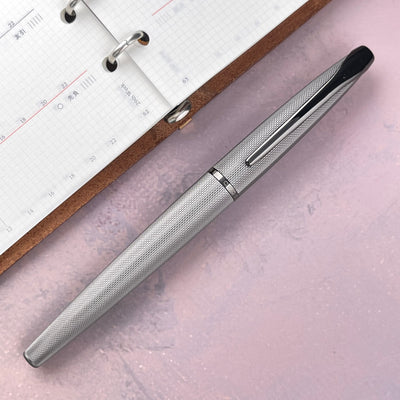 Cross ATX Fountain Pen - Sandblasted Titanium Gray