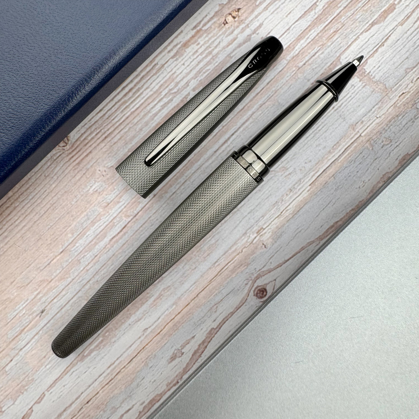 Cross ATX Rollerball Pen - Sandblasted Titanium Gray