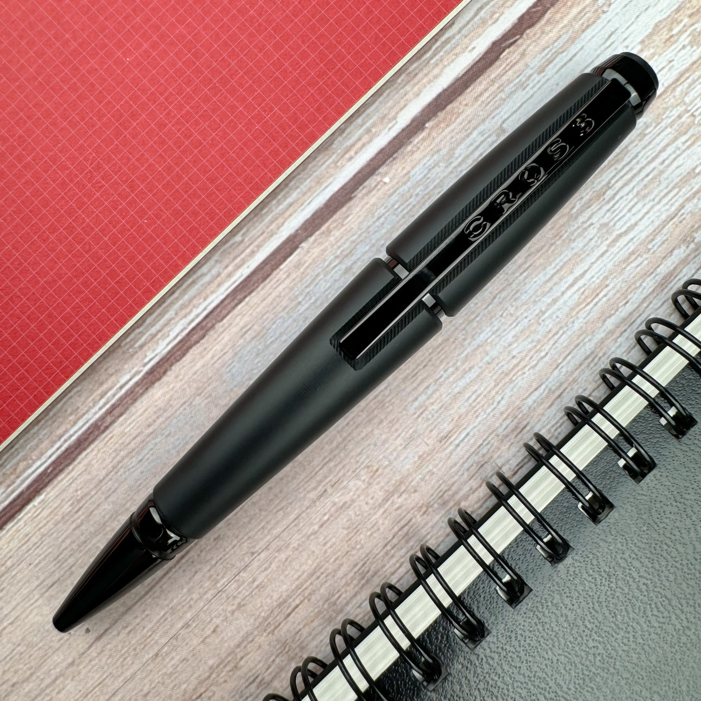 Cross Edge Rollerball Pen - Matte Black Lacquer