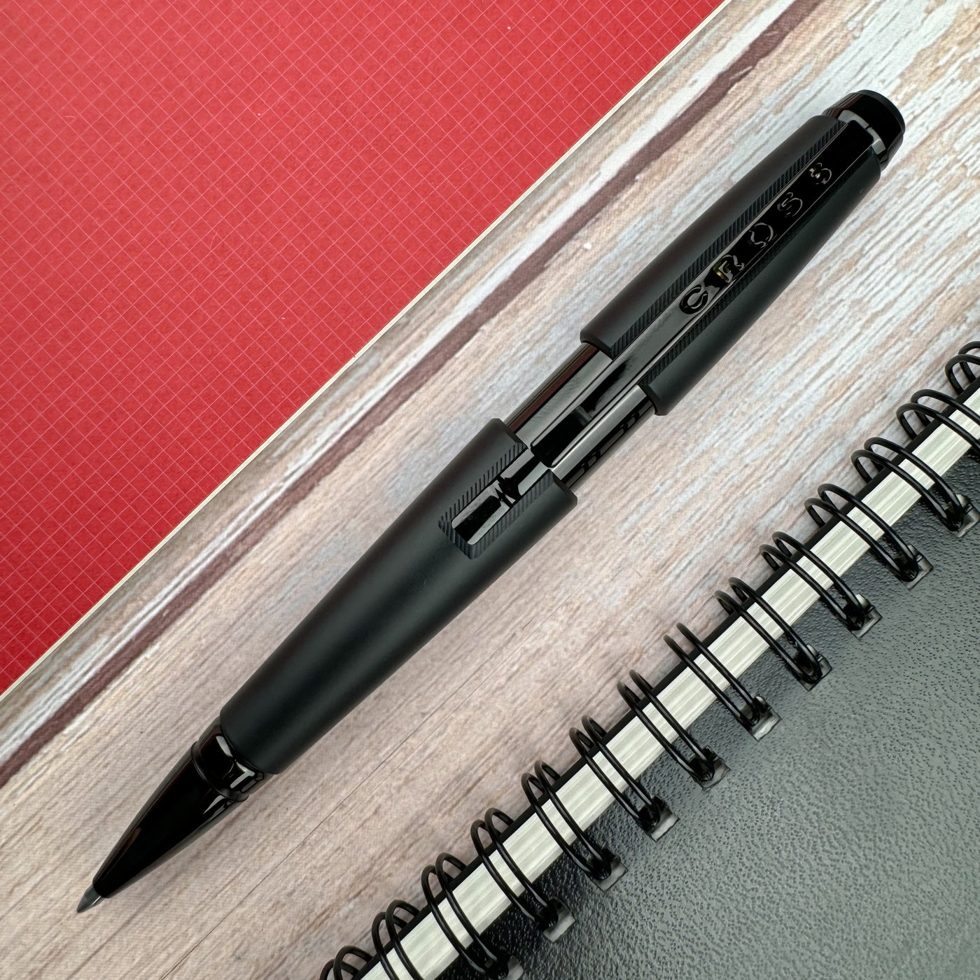 Cross Edge Rollerball Pen - Matte Black Lacquer