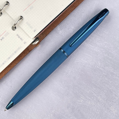 Cross ATX Ballpoint Pen - Sandblasted Dark Blue