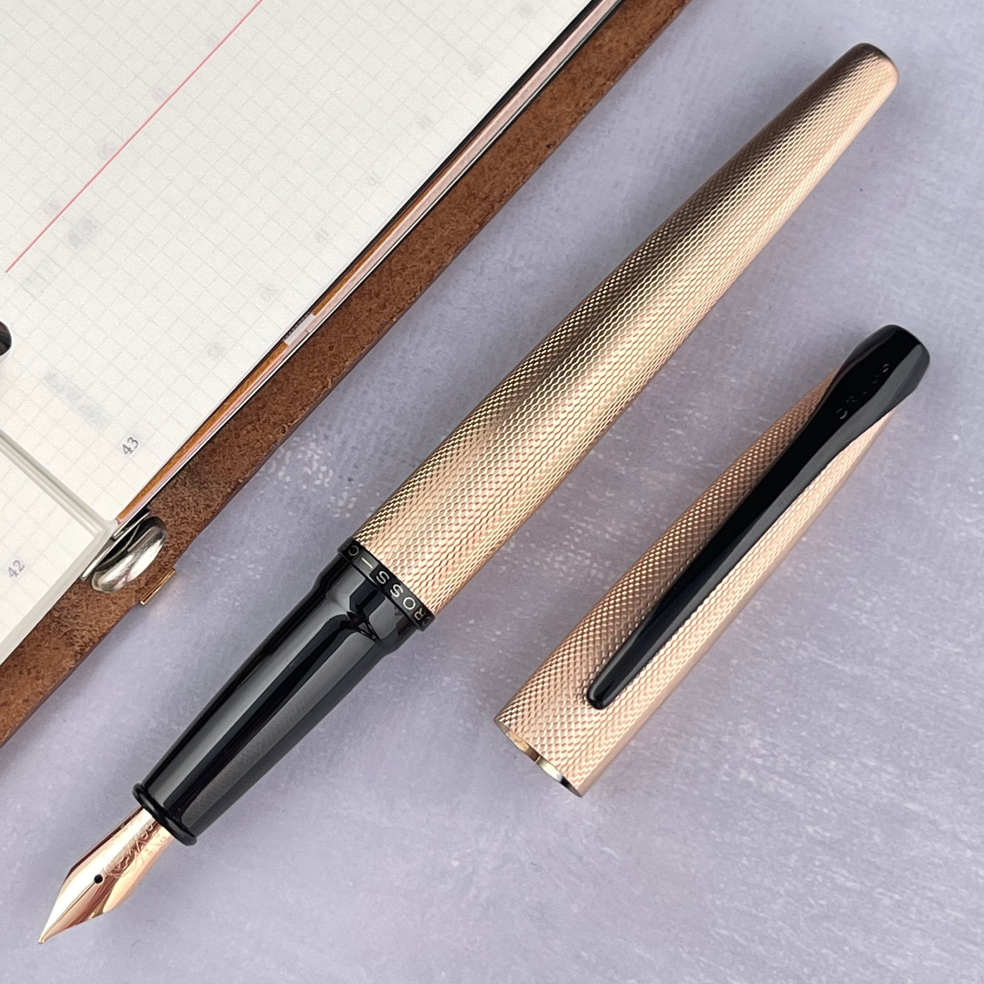 Cross ATX Fountain Pen - Brushed Rose Gold