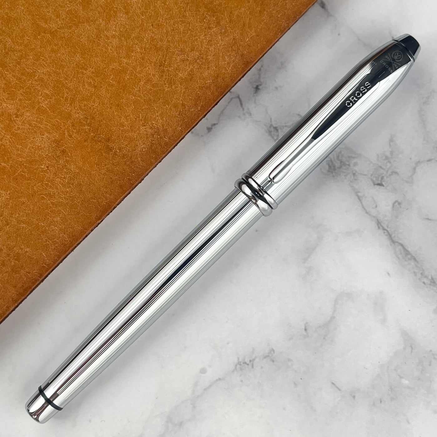 Cross Townsend Rollerball Pen - Lustrous Chrome