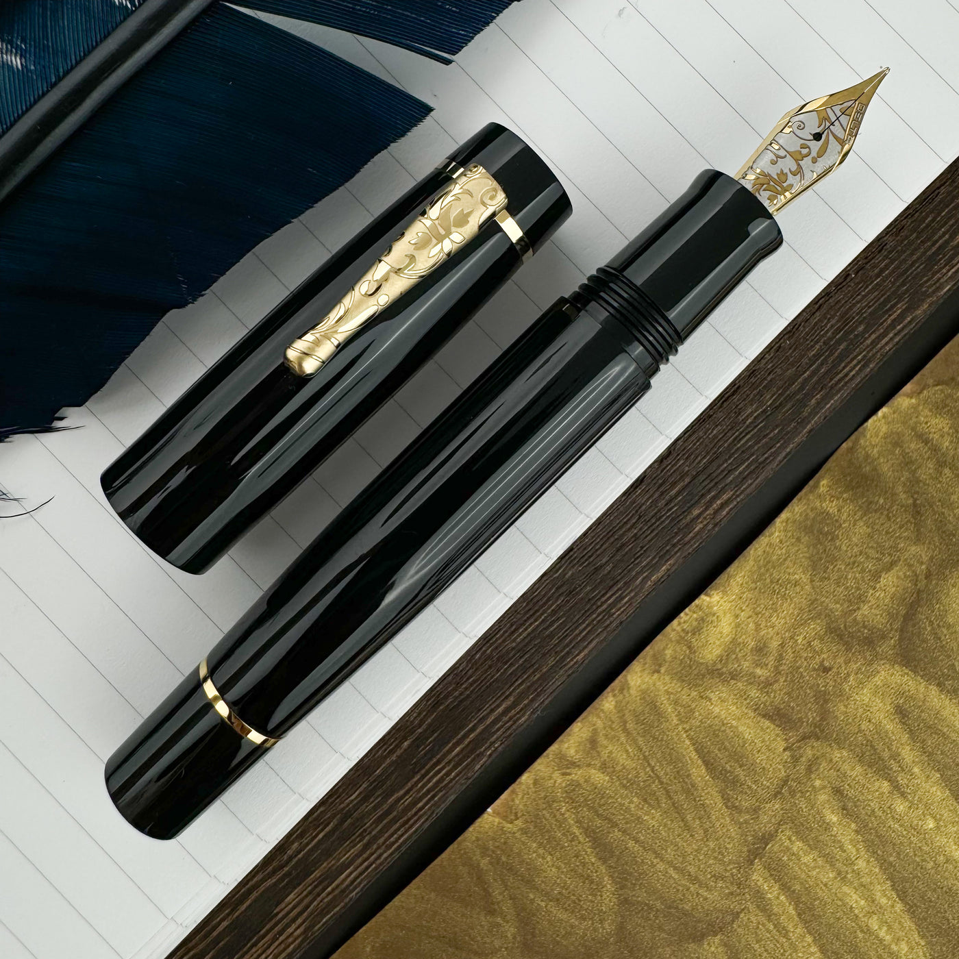 Delta Bio+16 Fountain Pen - Nera (Steel Nib)